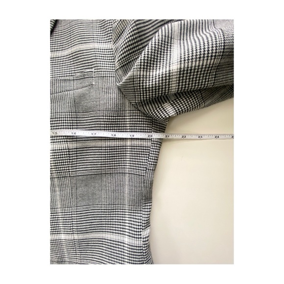 Topman Mens Double Breasted Jacket Blazer Sz 40R Gray Plaid - Picture 8 of 12